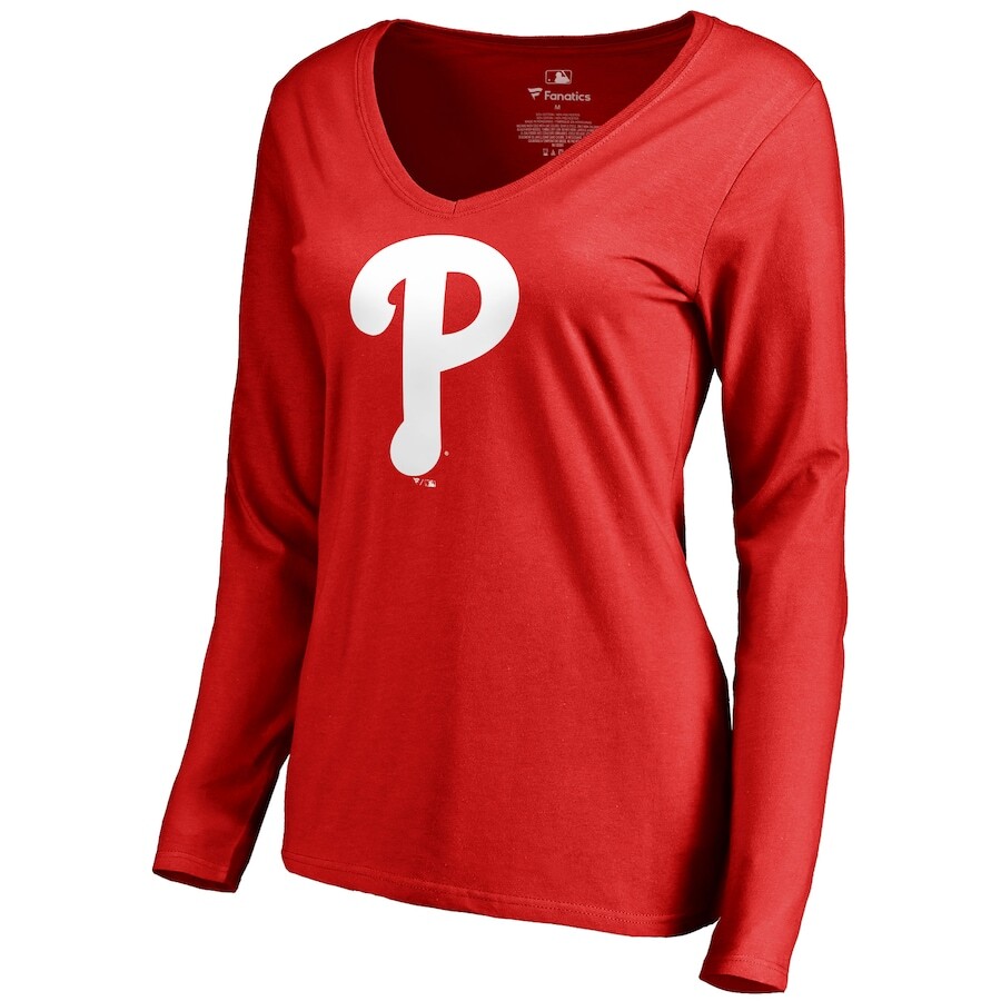 

Футболка с длинным рукавом Fanatics Branded Philadelphia Phillies, красный
