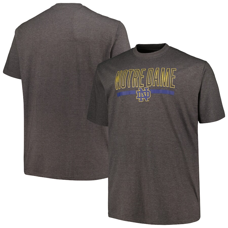 

Футболка с коротким рукавом Profile Notre Dame Fighting Irish, угольный