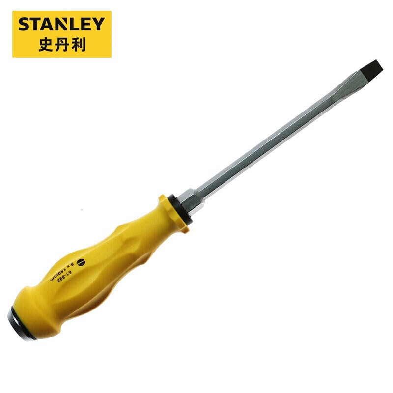 Отвертка STANLEY 8*250 мм, шлицевая отвертка, может постучать, отвертка в полный корпус, магнитный пирсинг 61-894-23 1 по индивидуальному заказу