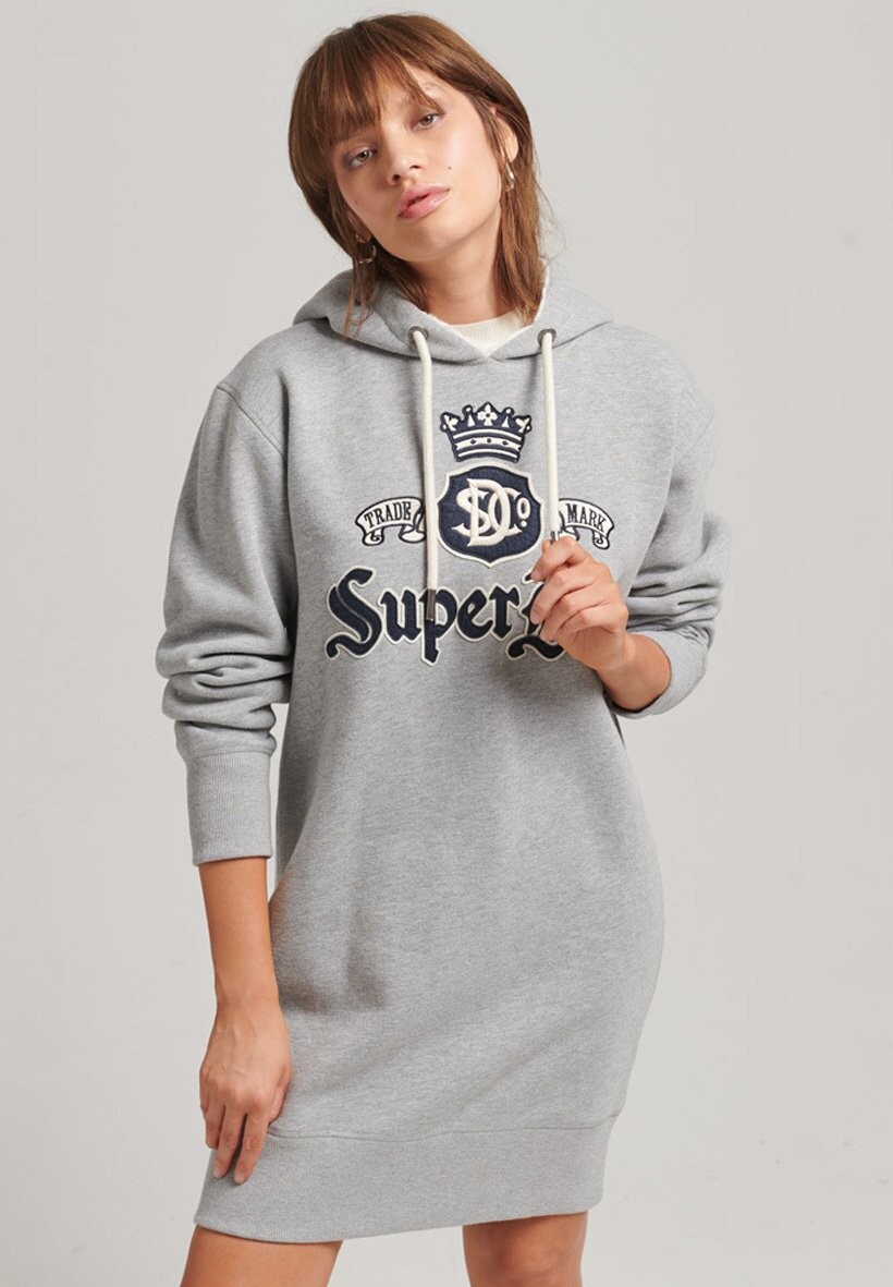 

Летнее платье Superdry, темно-серый