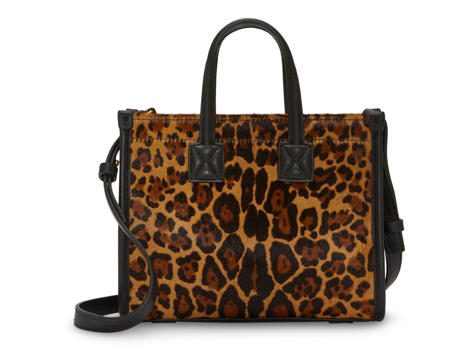 Кожаная мини-сумка Vince Camuto Saly, коричневый/черный леопардовый принт сумка мессенджер vince camuto 0317dt0053