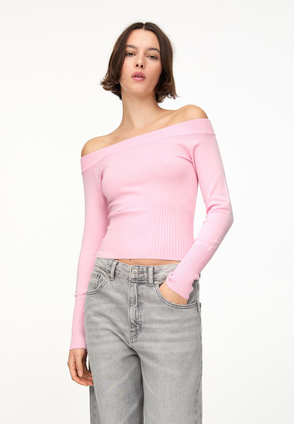 

Джемпер BARDOT PULL&BEAR, светло-розовый