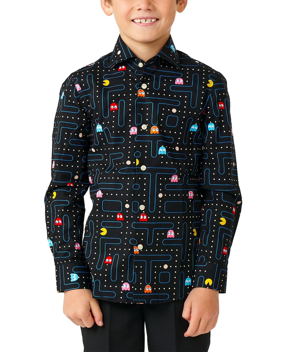 

Рубашка с лицензией PAC-MAN для мальчиков младшего возраста OppoSuits