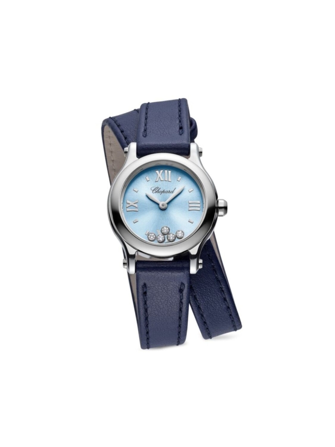 

Наручные часы Happy Sport 25 мм Chopard, синий