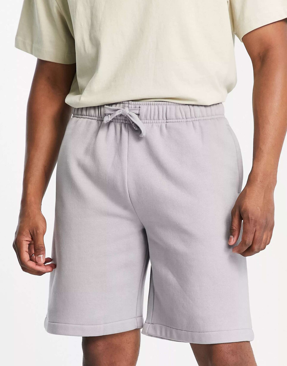

Серые шорты из джерси оверсайз Topman