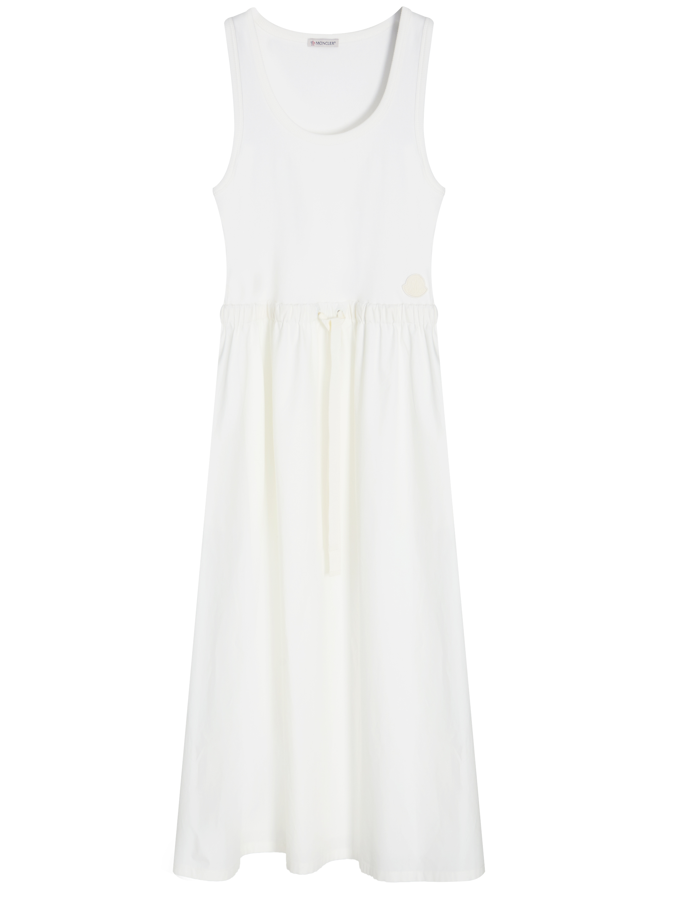 Платье Moncler Flared midi, белый