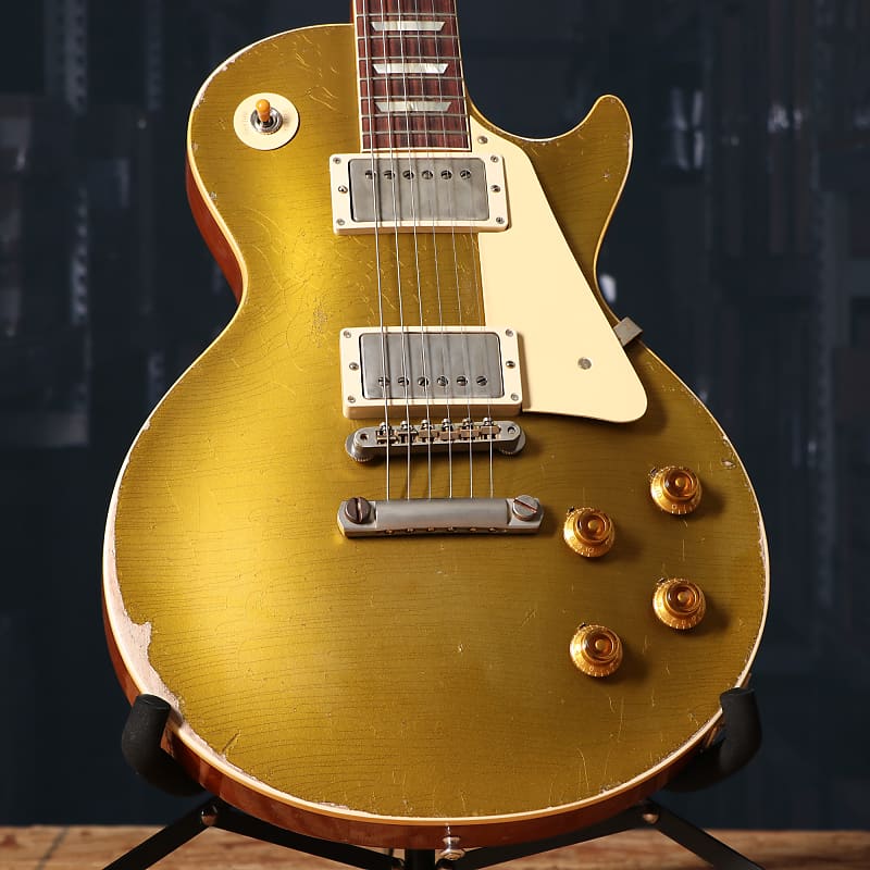 Электрогитара Gibson Custom Shop 1957 Les Paul Standard Goldtop Ultra Heavy Aged