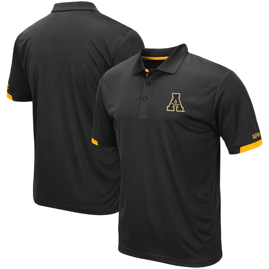 

Поло с коротким рукавом Colosseum Appalachian State Mountaineers, черный