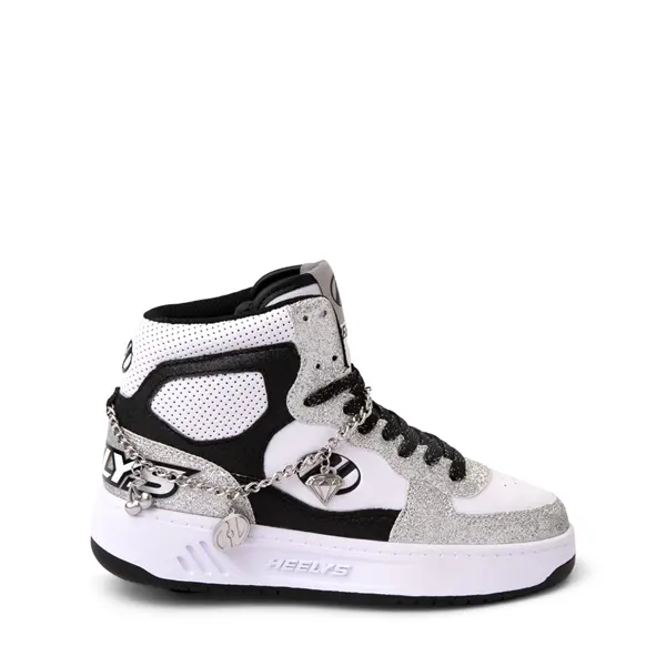 

Обувь Heelys Rezerve Hi Glitter для скейтбординга — Little Kid/Big Kid, белый/серебристый