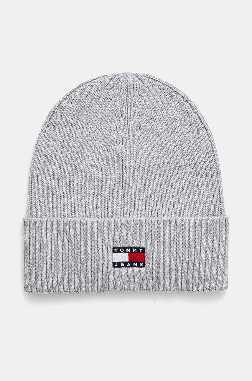 

Хлопковая кепка Tommy Jeans, серый
