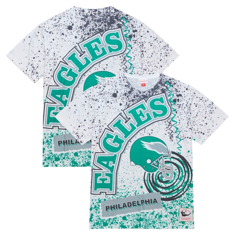 

Футболка с коротким рукавом Mitchell & Ness Philadelphia Eagles, белый