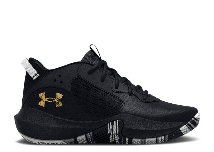 

Кроссовки Under Armour LOCKDOWN 6 PS 'BLACK METALLIC GOLD', черный