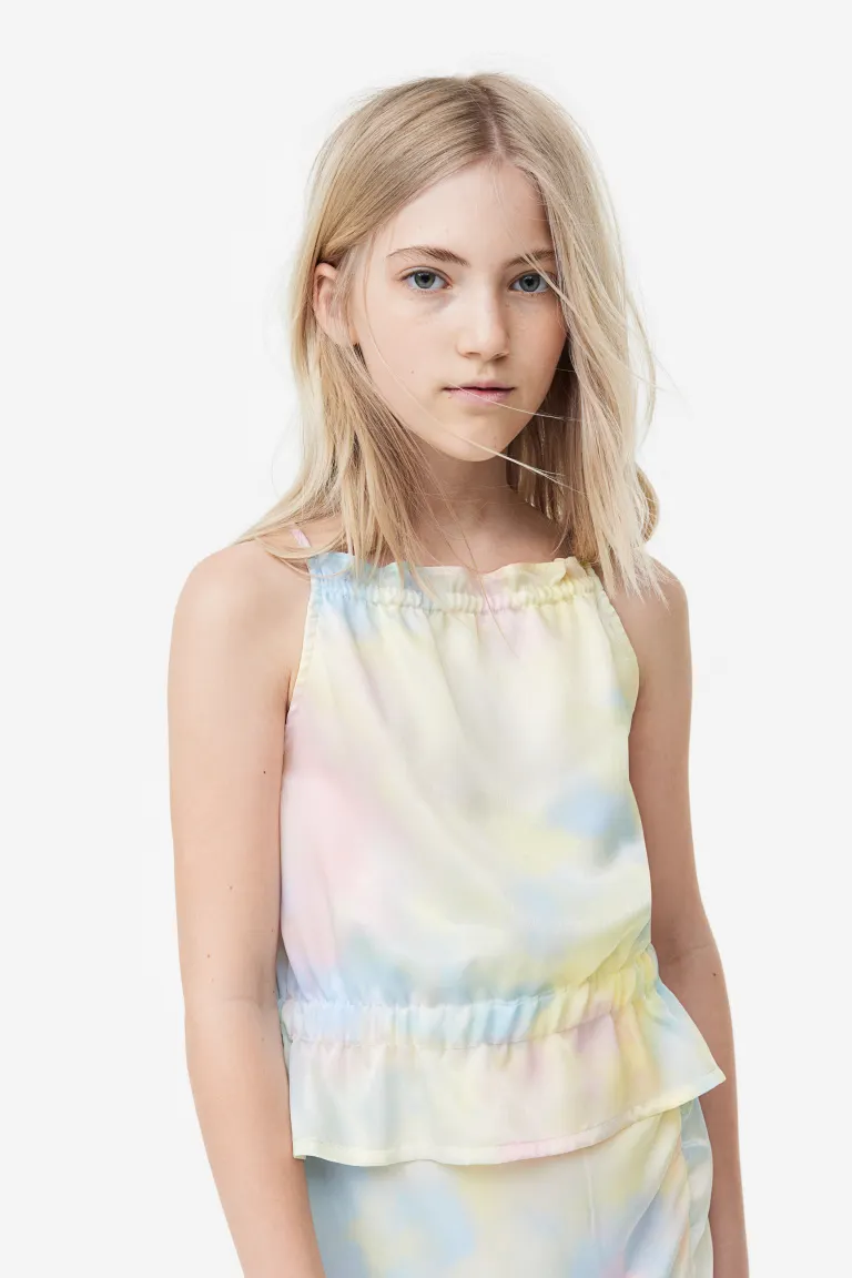 

Юбка с рюшами H&M, розовый
