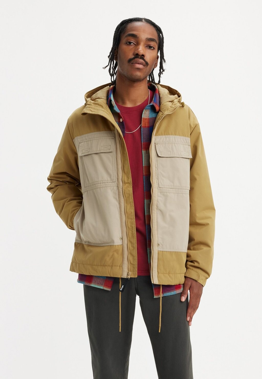 Куртка Entrepreneur Levi's КУРТКА TAMALPAIS HOODED, британский хаки