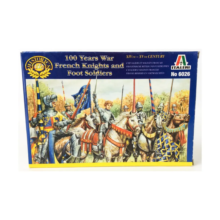 

100-летняя война - французские рыцари и пехотинцы, Historics Collection (1:72) (Italeri)