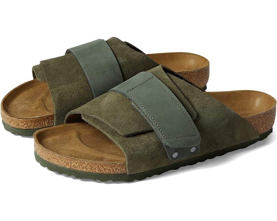 

Сандалии Birkenstock Kyoto - Suede, цвет Thyme Suede