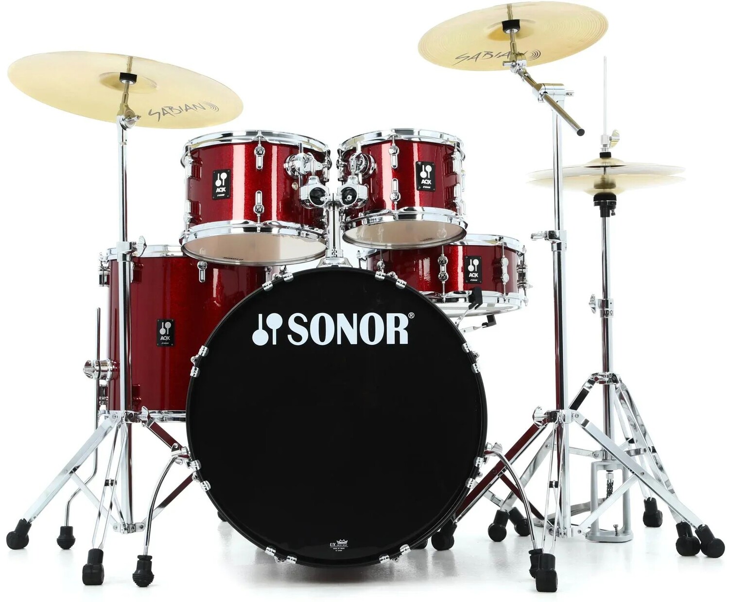 

Полная ударная установка Sonor AQX Stage из 5 предметов — Red Moon Sparkle