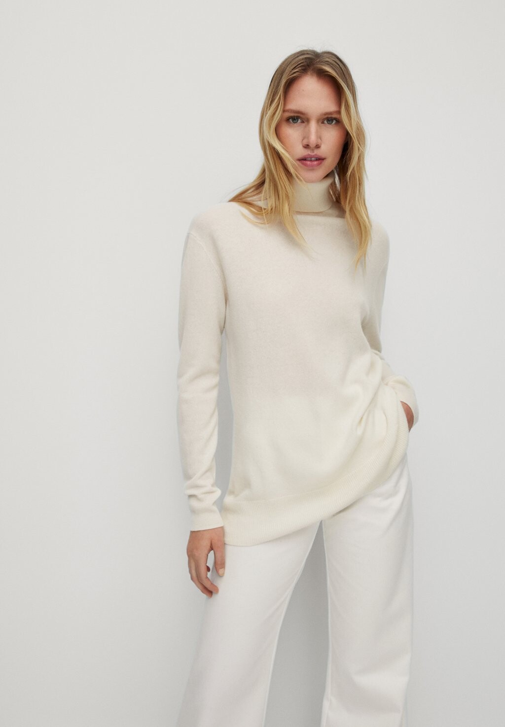 

Джемпер Massimo Dutti, бежевый