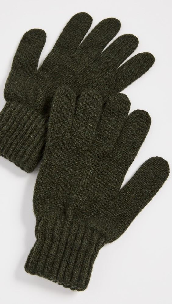 

Перчатки Barbour Barbour Lambswool, оливковый