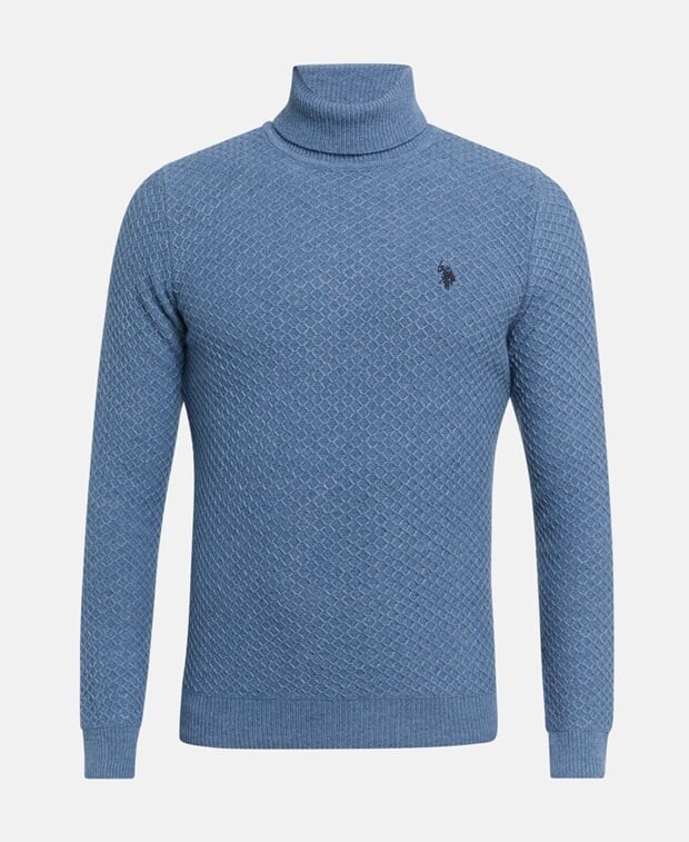 

Шерстяной джемпер U.S. Polo Assn., цвет Slate Blue