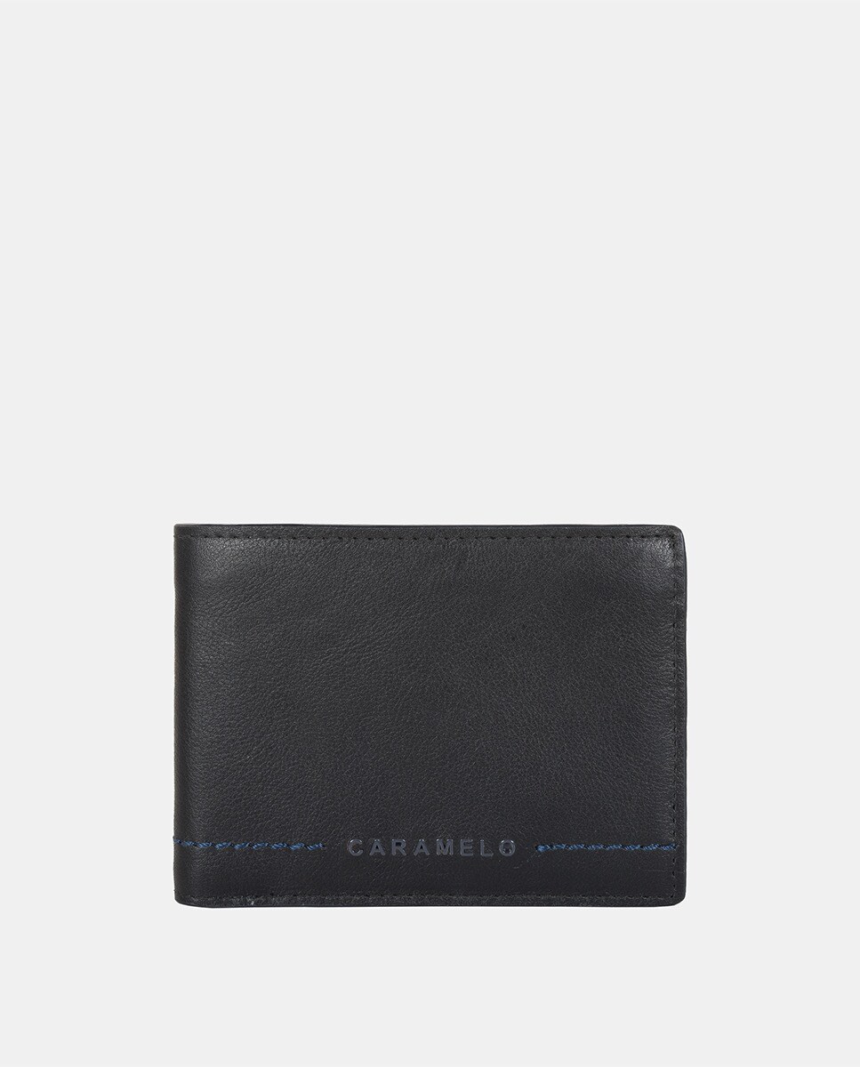 Черный горизонтальный кошелек Caramelo, черный цена и фото