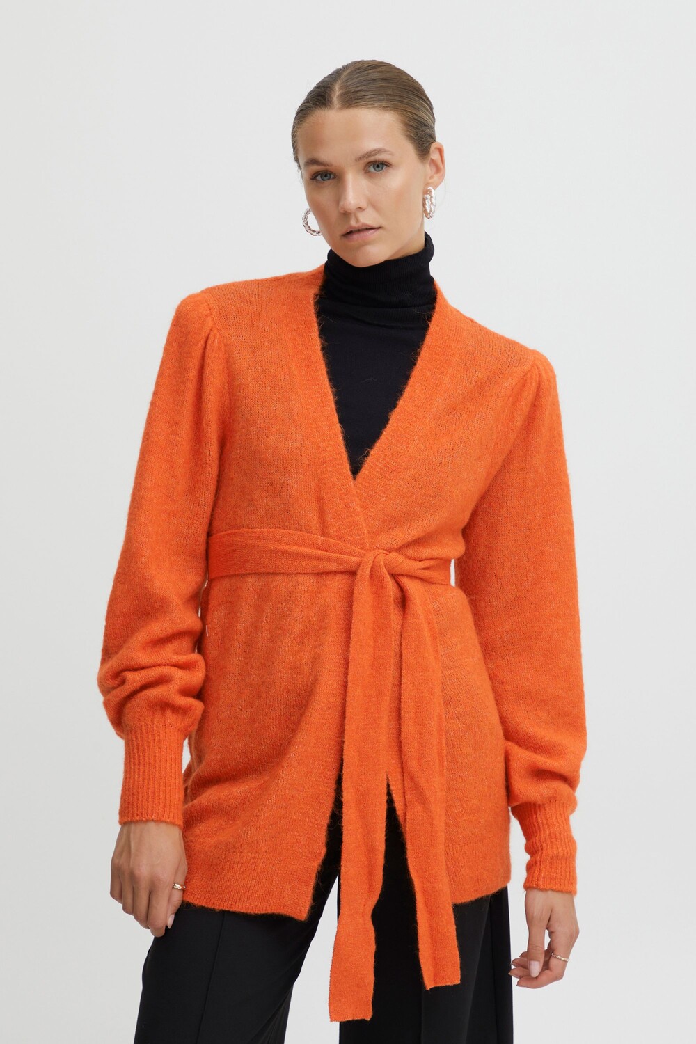 

Кардиган ICHI Strickjacke IHKAMARA CA 20115023, красный