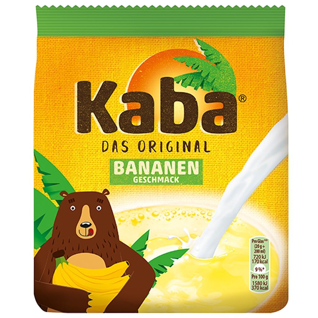

Kaba the original Drink порошковый сорт банана в сменной упаковке 400г Importhaus Wilms/Impuls