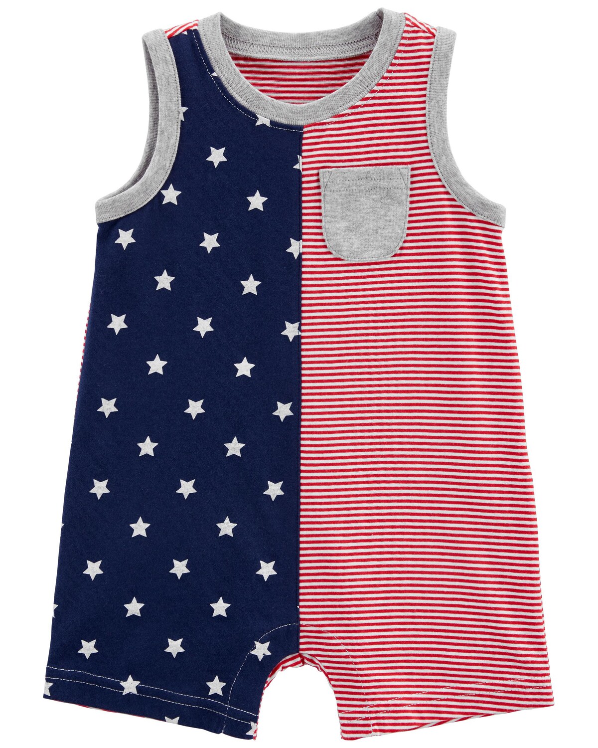 

Хлопковый комбинезон Baby 4th Of July Carter's, красный/темно-синий