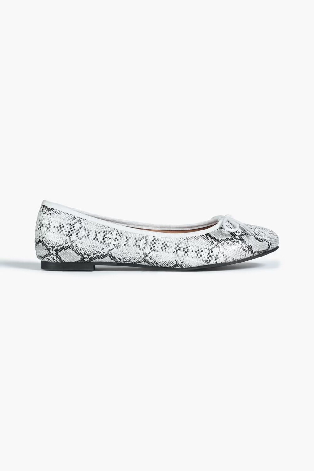 

Кожаные балетки Amelie со змеиным принтом French Sole, цвет Animal print