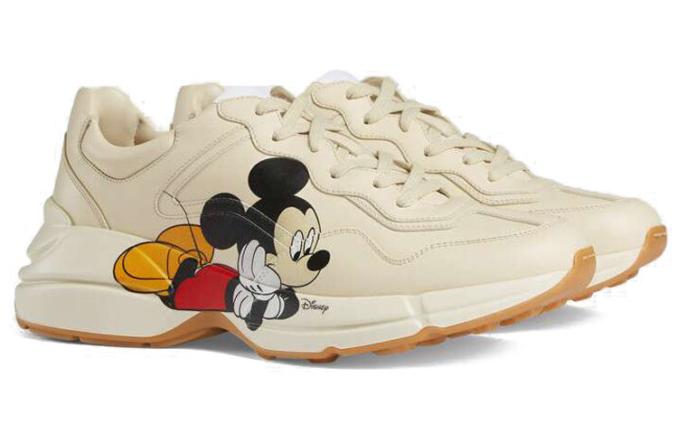 

Кроссовки Gucci Rhyton x Disney Микки, бежевый