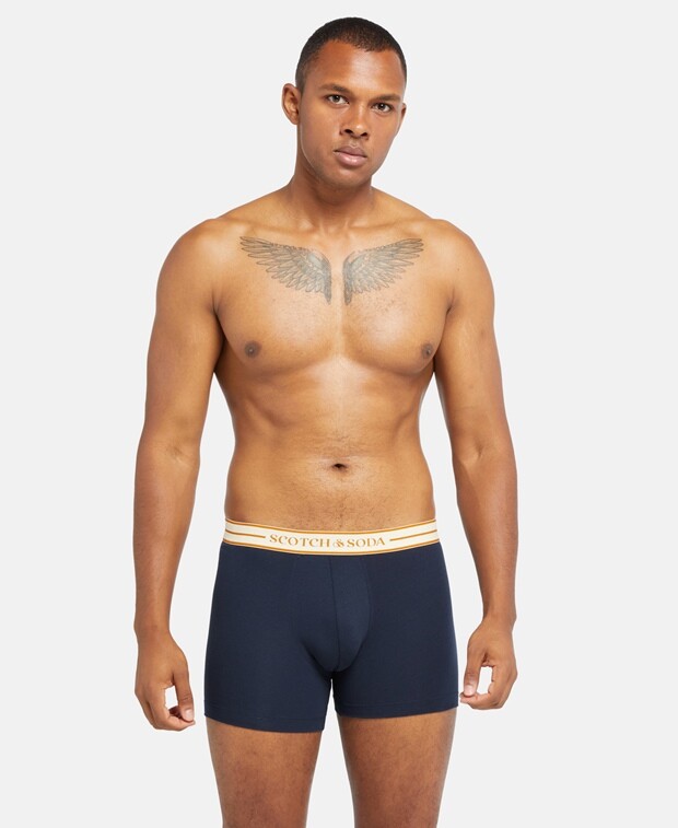 

Шорты-боксеры, комплект из 3 шт. Scotch & Soda, синий
