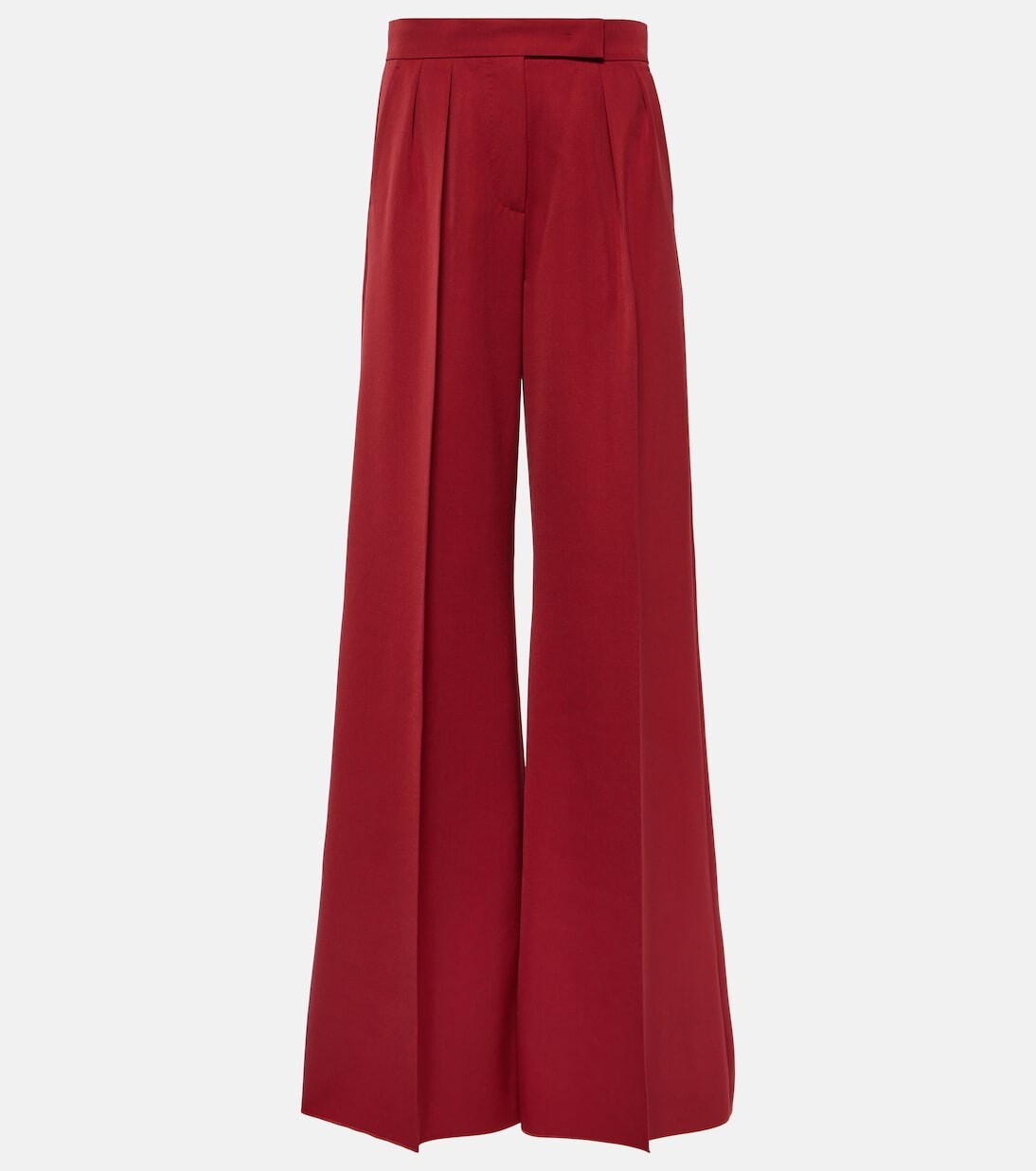 

Широкие брюки libbra из шерсти и мохера Max Mara, красный