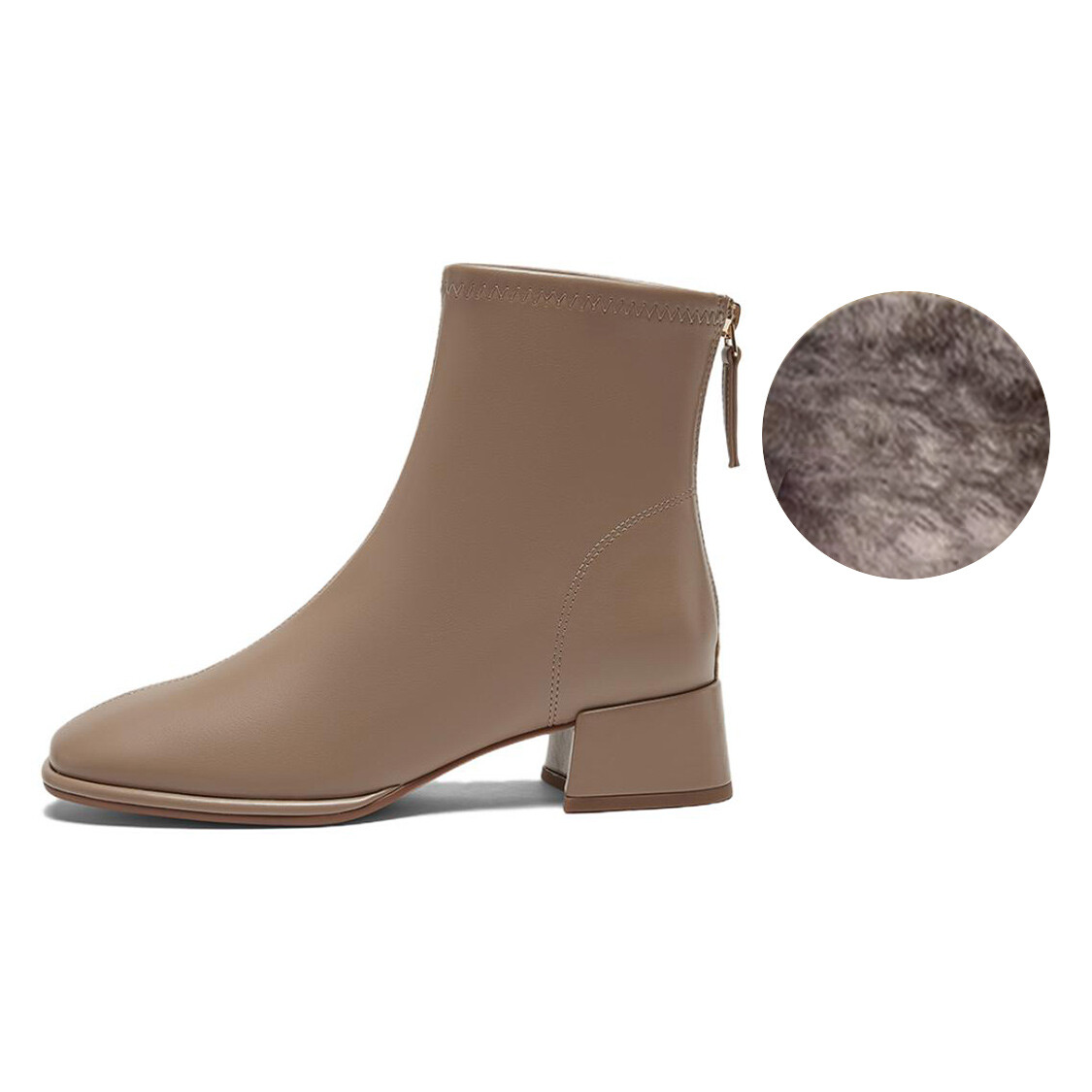 

Ботильоны женские Basto, цвет Apricot velvet