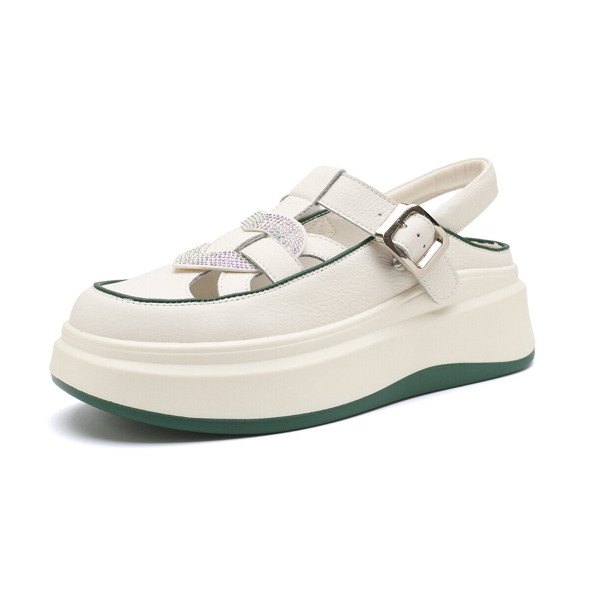 

Женская повседневная обувь Женская Off-White/Green D:Fuse Scandinavia