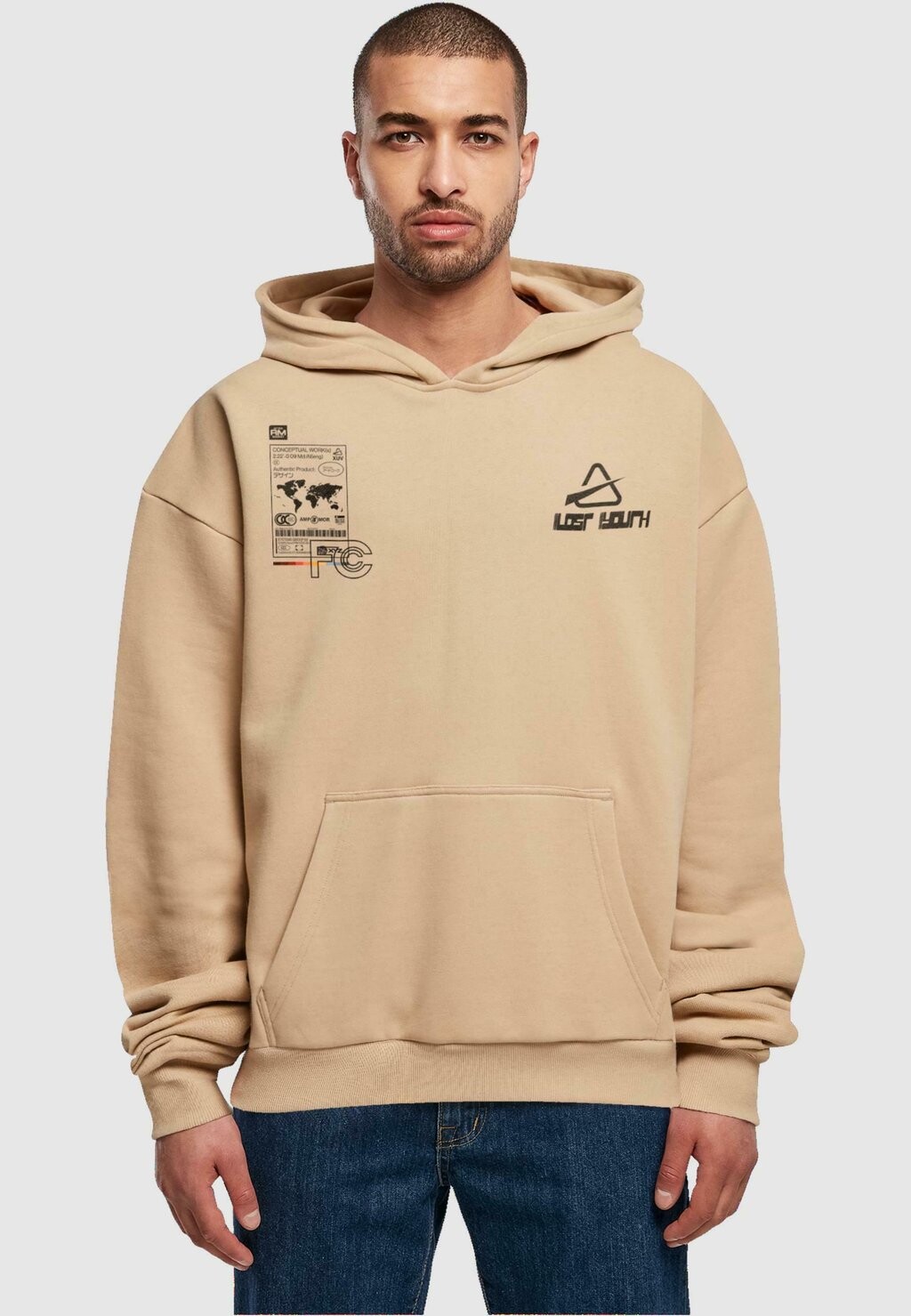 

Толстовка CONCEPTUAL Lost Youth, цвет unionbeige
