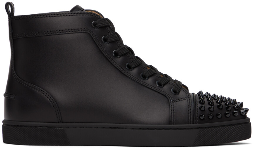 

Черные кроссовки Lou Spikes Christian Louboutin