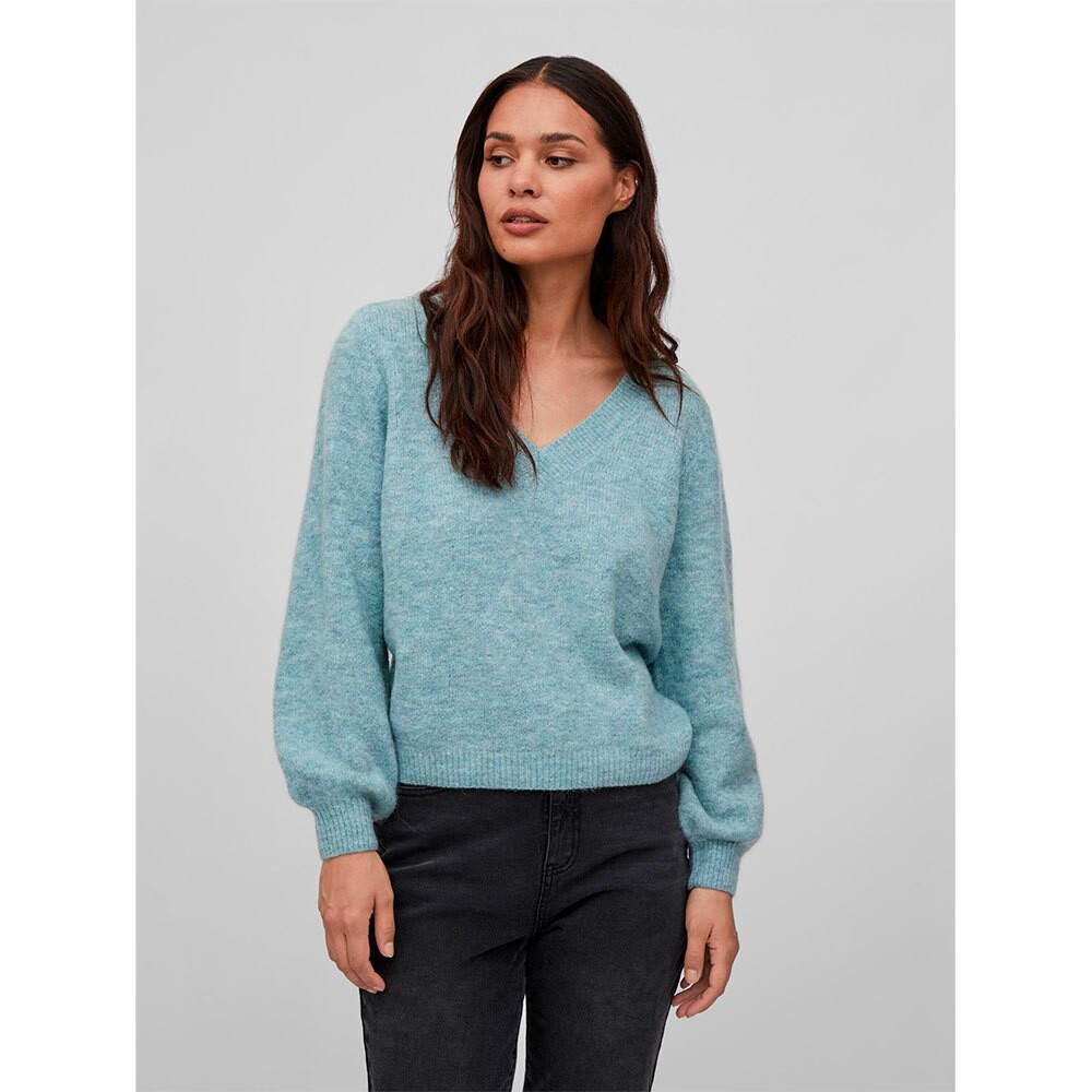 

Свитер Vila Jamina Rev V Neck, синий