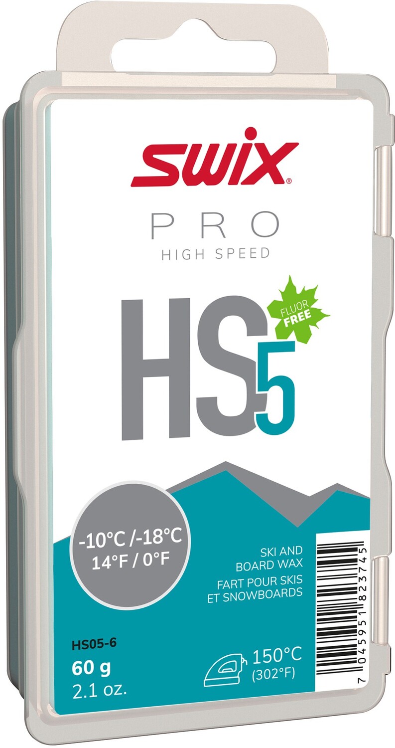 

HS5 Бирюзовый воск для температуры от 0 до 14 градусов по Фаренгейту — 60 г Swix