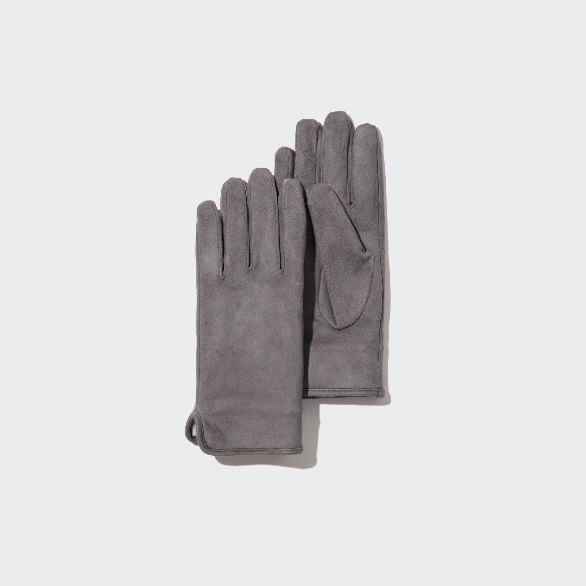 Перчатки на подкладке Uniqlo, серый перчатки uniqlo серый