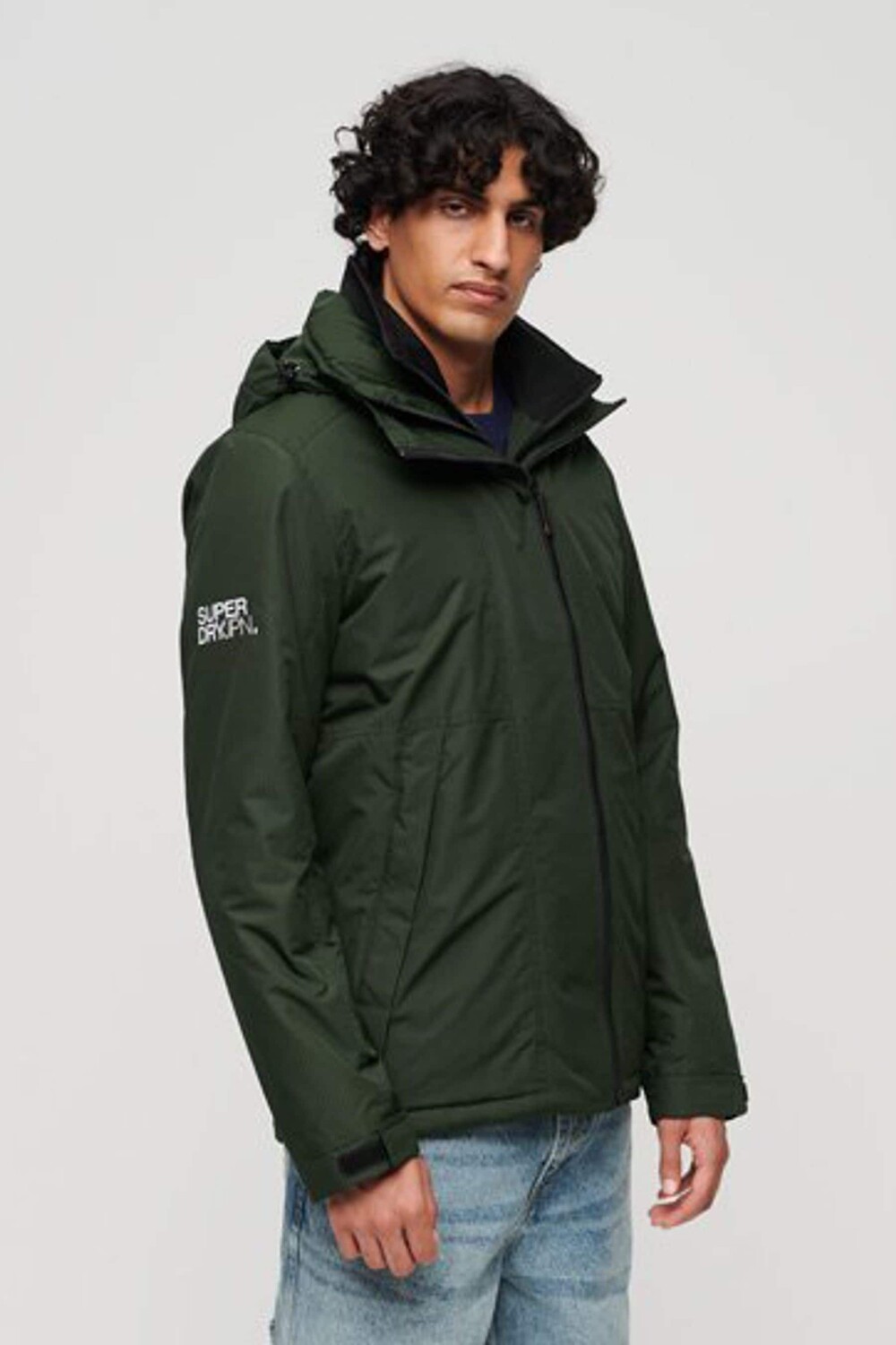 

Яхтерская ветровка с капюшоном Superdry, зеленый