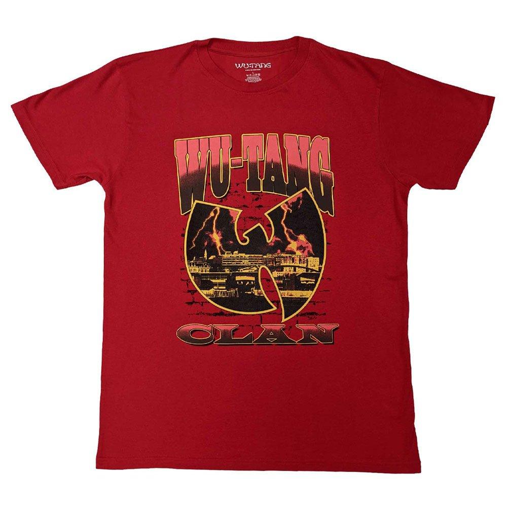 Футболка с логотипом Brick Wall Wu Tang Clan, красный printio детская футболка классическая унисекс wu tang clan