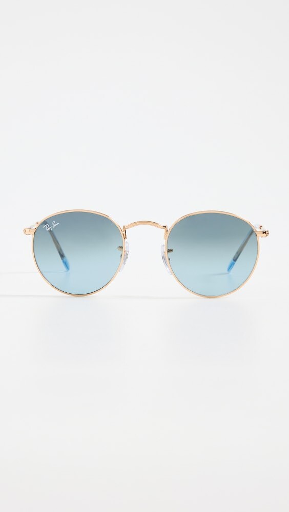 

Солнцезащитные очки Ray-Ban 0RB3447 Round Metal, золотой