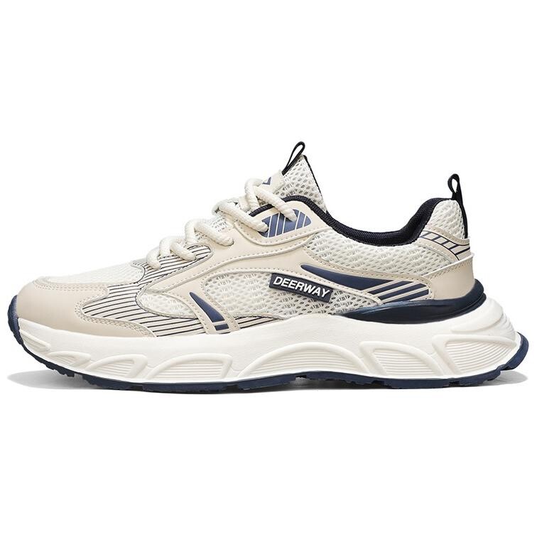 

Кроссовки DEERWAY Lifestyle Shoes Men Mid-top, цвет Rice Apricot (Upgraded Version)