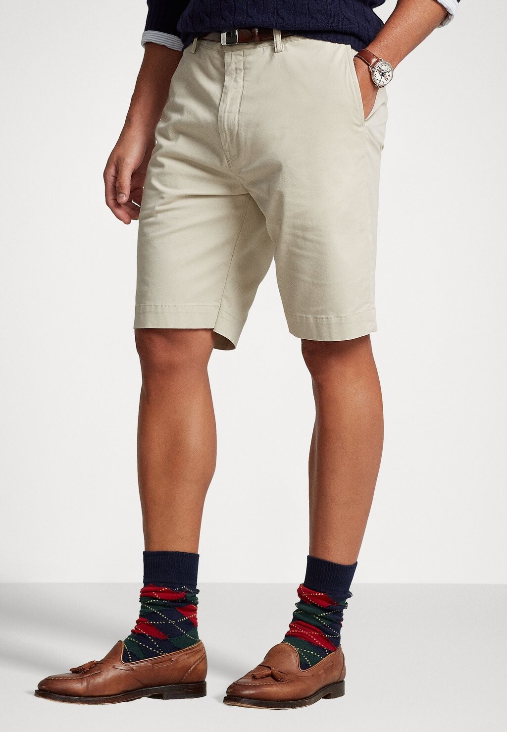 

Шорты FLAT FRONT Polo Ralph Lauren Big & Tall, классический камень