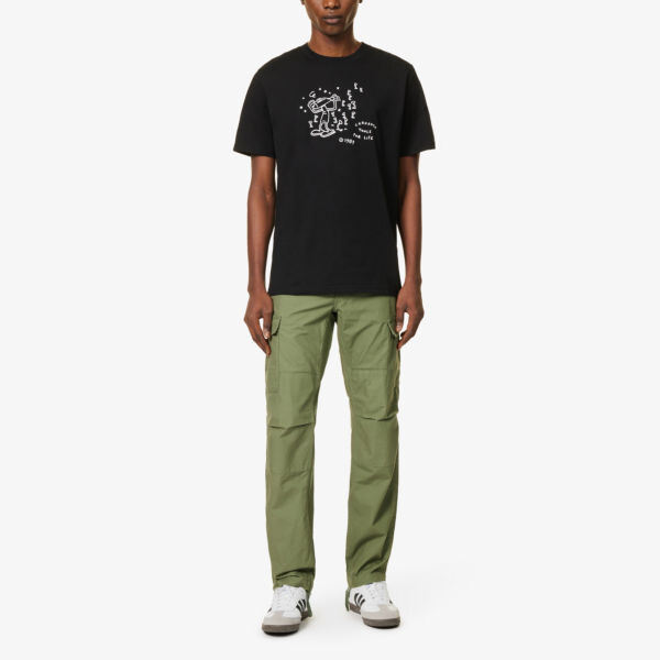 

Футболка tools for life из органического хлопка с графическим принтом Carhartt Wip, черный