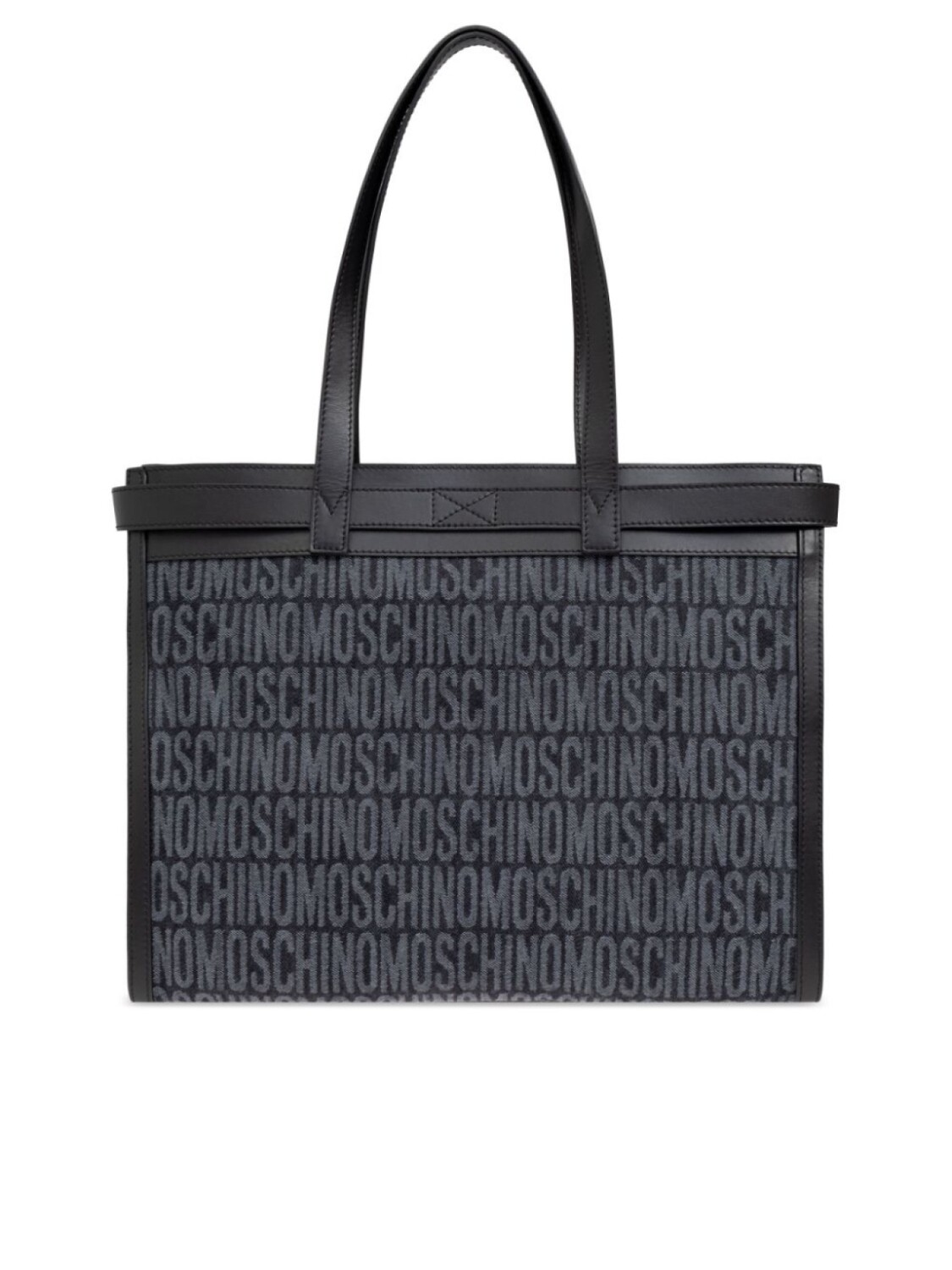 

Moschino сумка-тоут с жаккардовым логотипом, синий