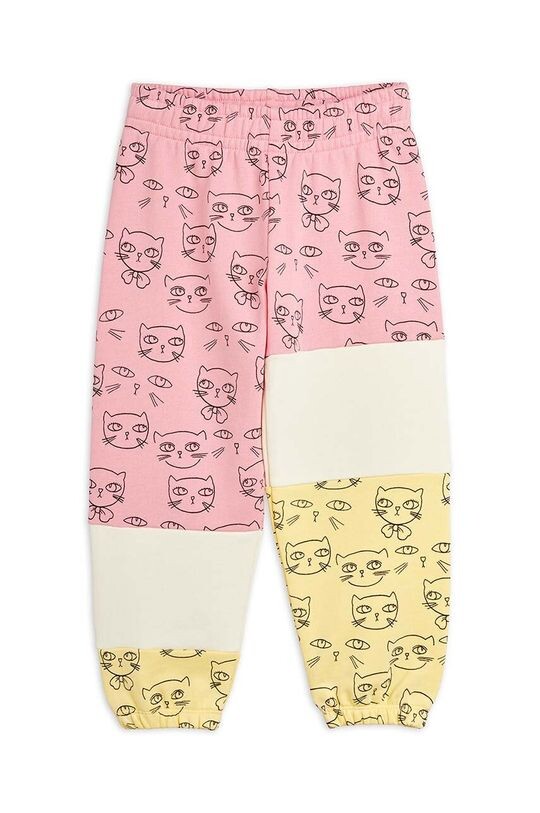 

Mini Rodini Детские хлопковые спортивные штаны Cathlethes, розовый