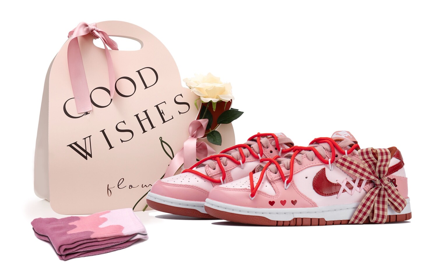 

Женские кроссовки для скейтбординга Nike Dunk, Pink