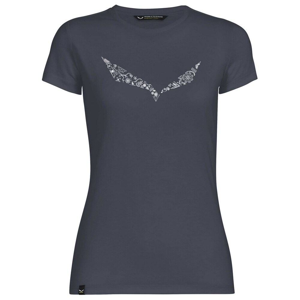

Футболка Salewa Solidlogo Dri-Realease, синий