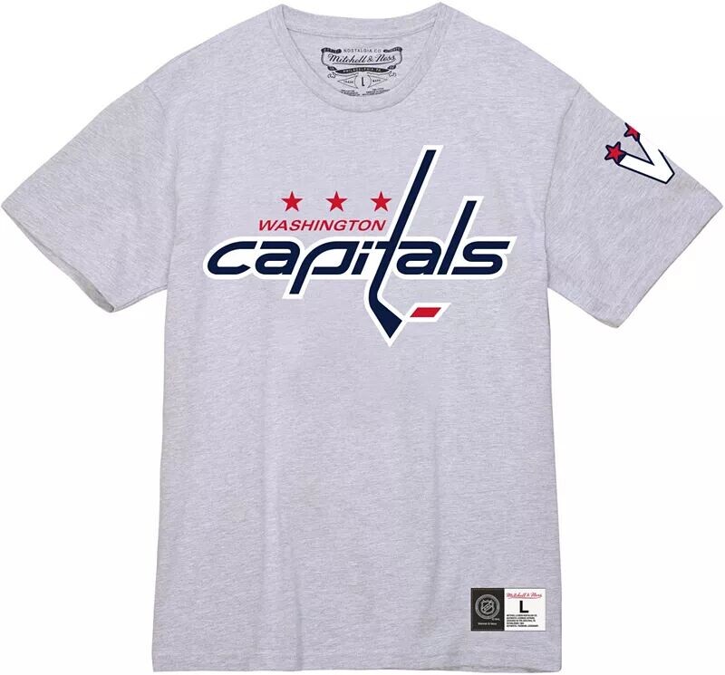 

Серая футболка Mitchell & Ness Washington Capitals All In Current